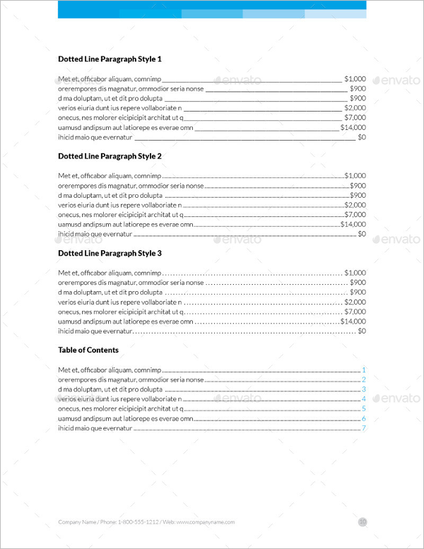 Quotation Template Doc