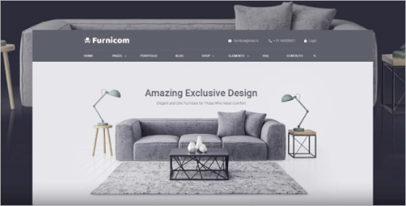 Responsive Furniture Website Templates