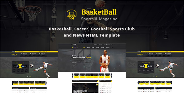 Sports Magazine HTML Template