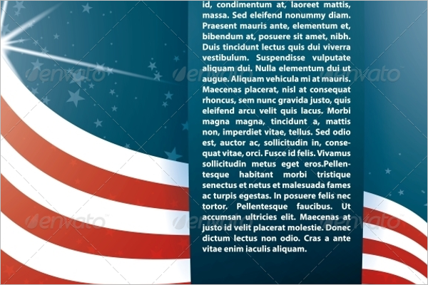 Vector Background USA Flag
