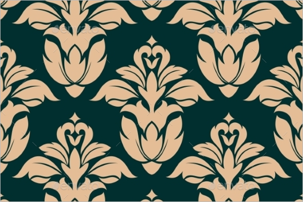 Vintage Flower Pattern Design