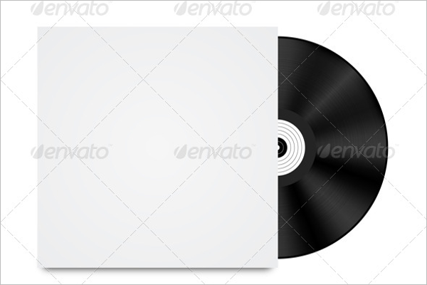 Vinyl Disk Design PNG