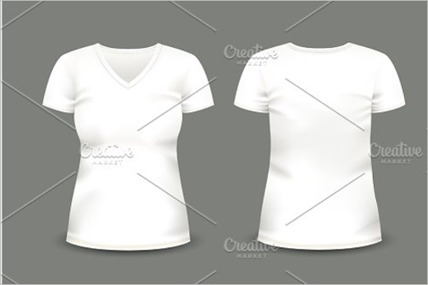 White T-Shirt Mockups Template