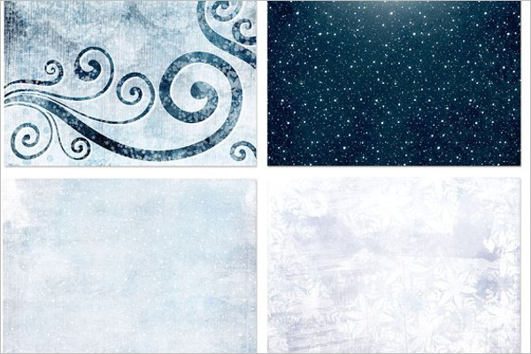 Winter Frost Background Design