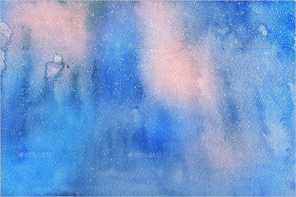 Winter Watercolor Background