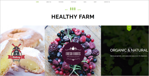 Agriculture Web HTML Template