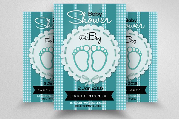 Baby Shower Flyer For A Boy