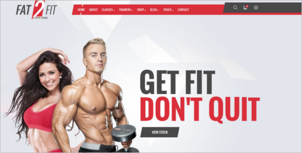 Best Gym Website Template