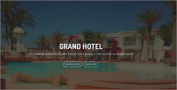 Best Hotel Website Template
