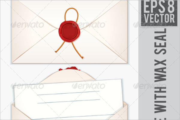 Blank Christmas Envelope Template