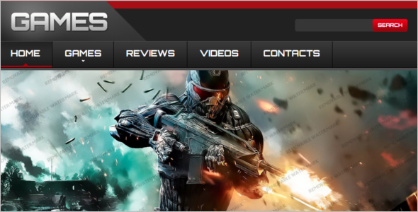 Bootstrap Gaming Website Template