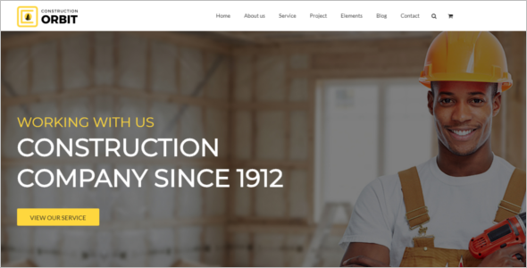 Building Construction Website Template
