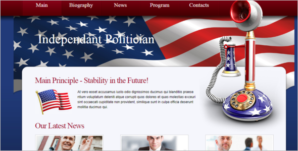 CSS Template Free Download For Government Website