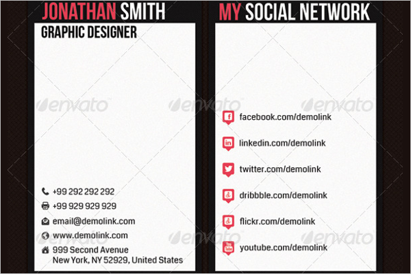 Career Networking Business Card Template