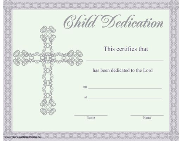 Children Church Certificate Template