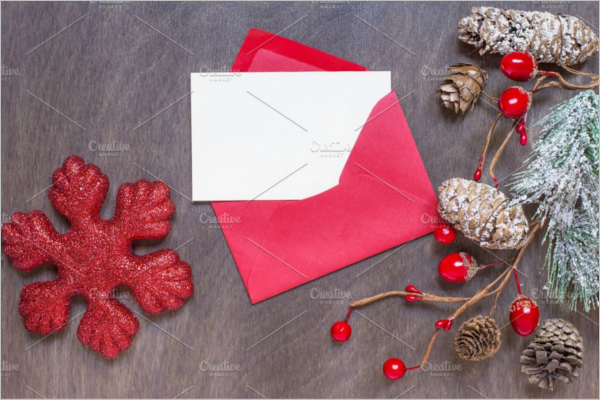 Christmas Holiday Envelope Design