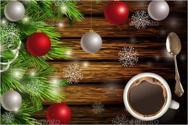Christmas & New Year Background Design