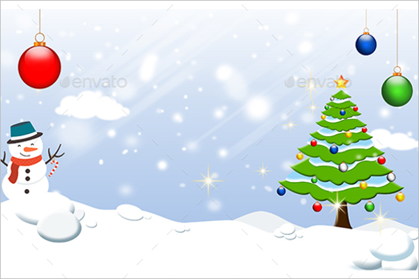 Christmas Party Background Template