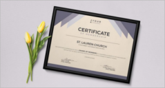 20+ Printable Church Certificate Templates