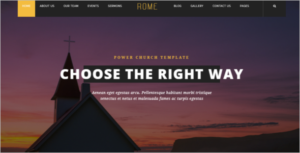 Church Website Builder Template