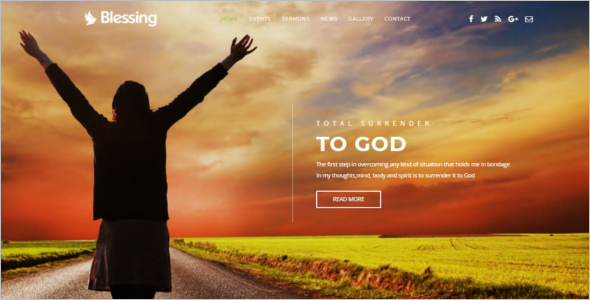 Church Website Template HTML