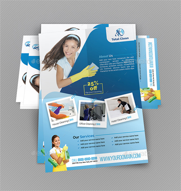 Cleaning Flyer Template Word