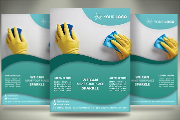 Commercial Cleaning Flyer Template