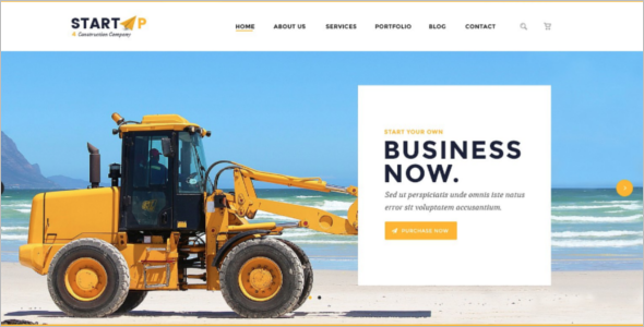 Construction Business PSD Website