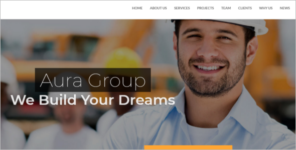 Construction Contractor Responsive HTML Template