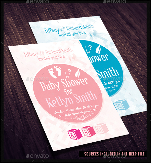 Customizable Baby Shower Flyer Template