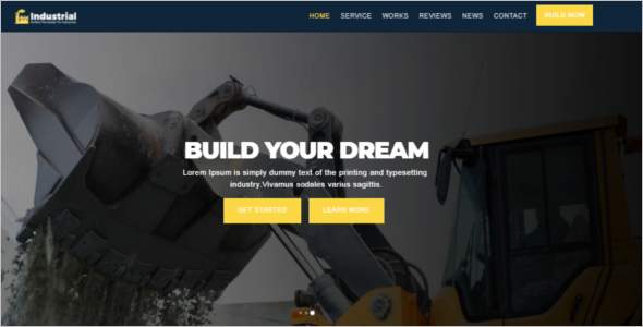 Engineering Services Website Template