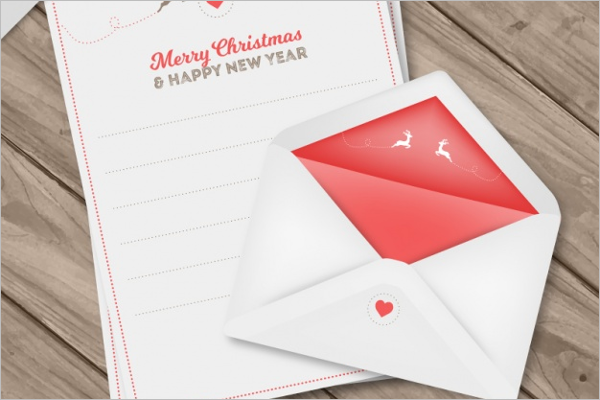 Fantastic Christmas Envelope Template