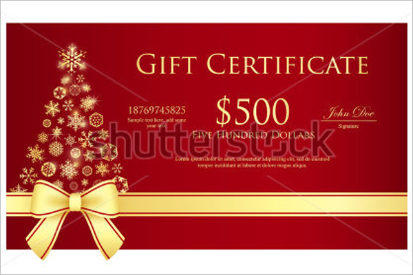 Free Christmas Certificate Design