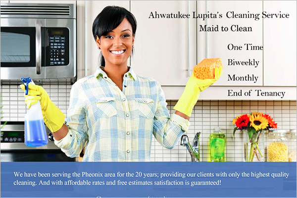Free Cleaning Flyer Template