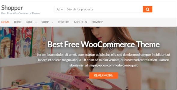 Free WooCommerce WordPress Theme