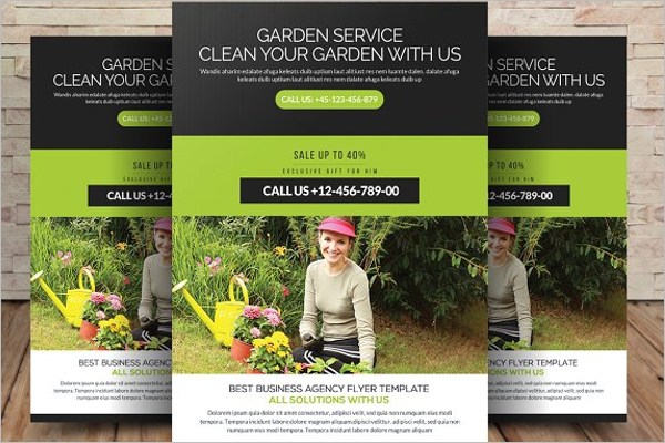 Garden Services Flyer Template