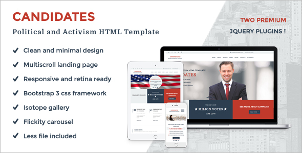 Government Agency Website Template