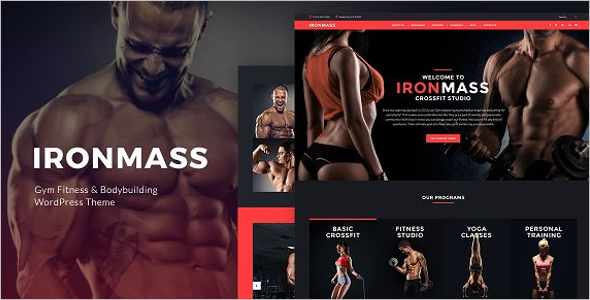 Gym Website Template Bootstrap