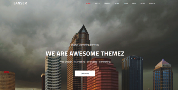 HTML Web Page Design Template