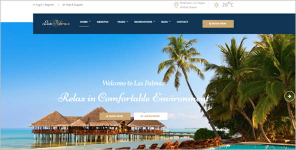 Hotel and Resort HTML5 Template