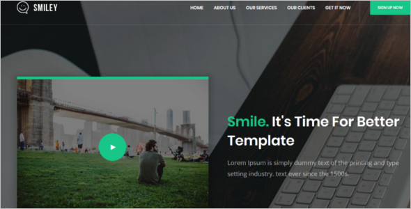 HTML5 Animated Website Template