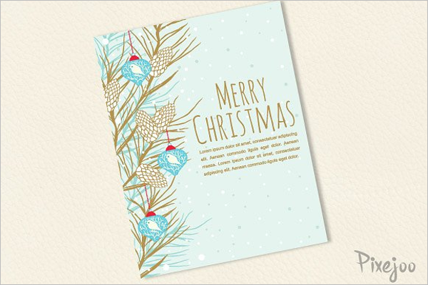 Modern Christmas Greeting Card