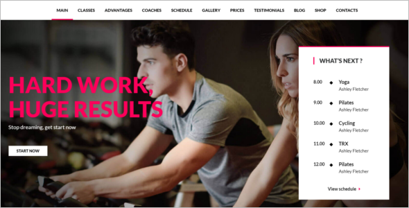 Multi Purpose Gym Website Template