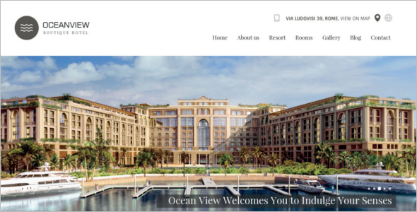 Multi Purpose Hotel Website Template