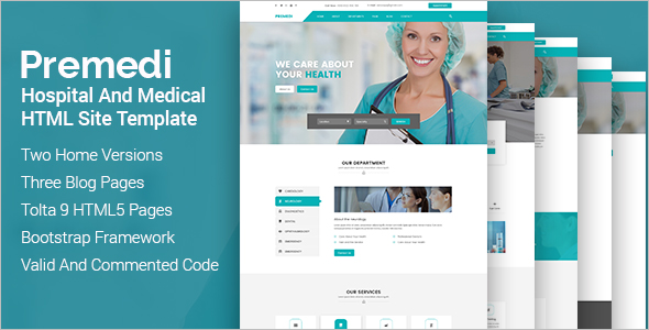 36+ Hospital Website Templates Free Website Design Themes
