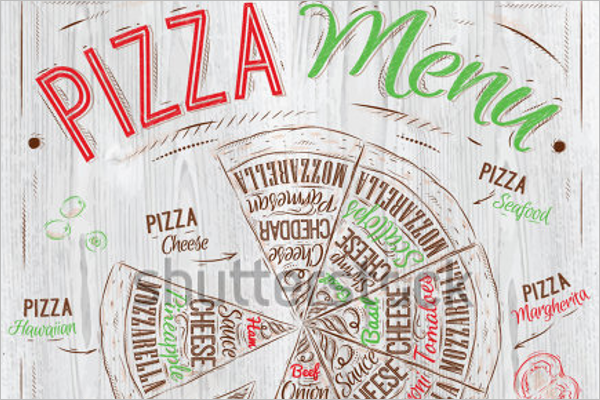 Pizza Menu Template Sample Download