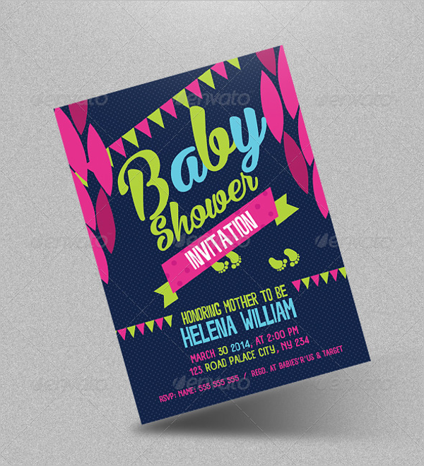 Printable Baby Shower Flyer Template