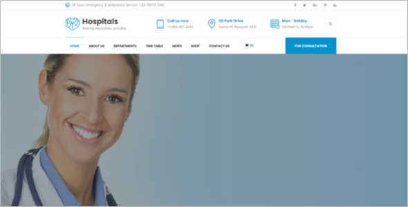 36+ Hospital Website Templates Free Website Design Themes