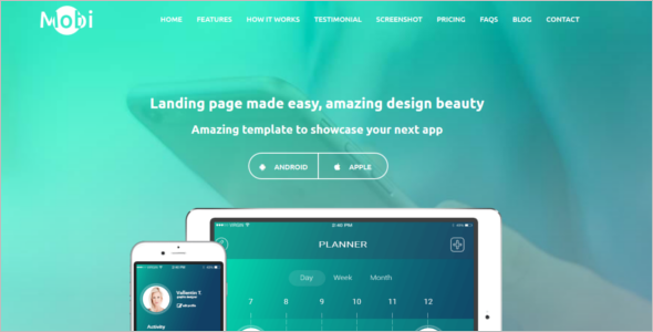 Single Page Website Bootstrap Theme