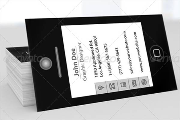 Smart Phone Business Card Template